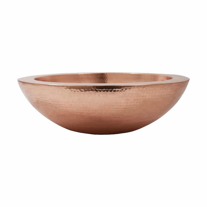 Laguna Hand Hammered Copper Vessel Bathroom Sink
