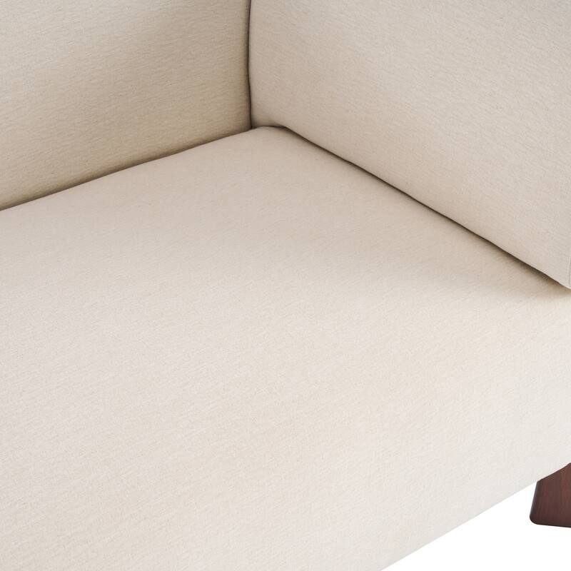 Christopher Knight Home Aurelian Birch Upholstered Tuxedo Sofa with Solid Wood Legs