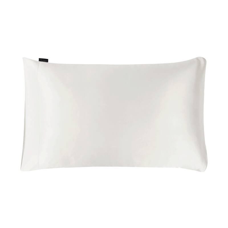Plant Silk Luxury Pillowcase - Silk & Rayon Blend - White - Standard