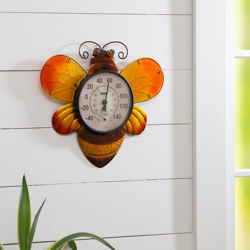 Bee Outdoor Outdoor Wall Thermometer
