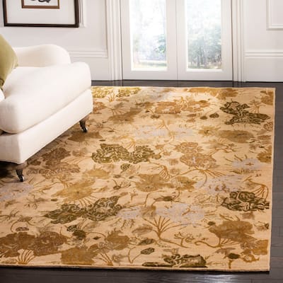 SAFAVIEH Couture Hand-knotted Otti Silk/ Wool Rug