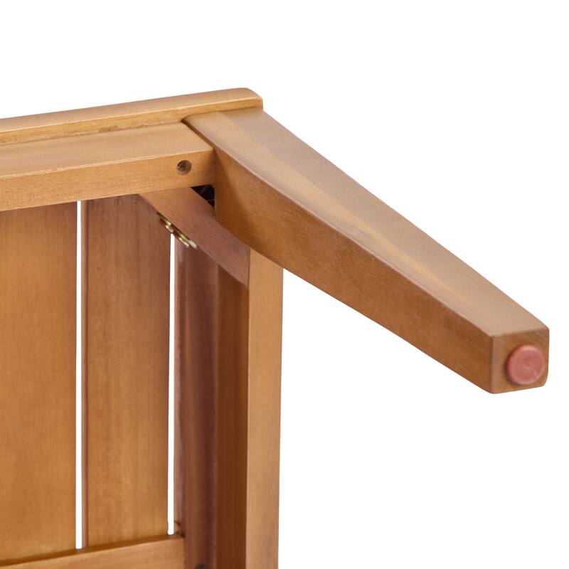 Christopher Knight Home Kaelis Acacia Wood 5-Piece Outdoor Patio Furniture Set with Cushion