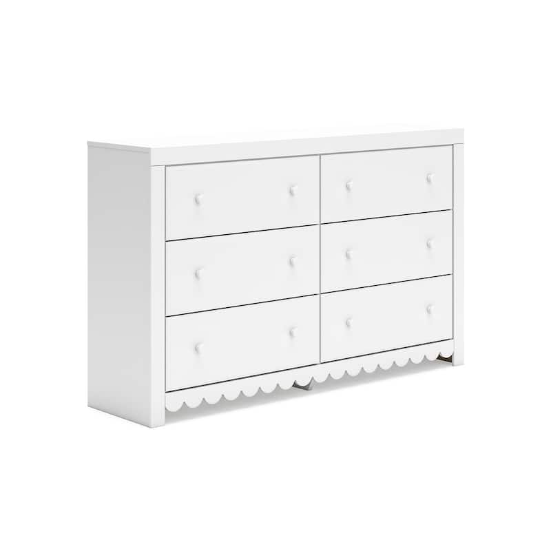 Signature Design by Ashley Mollviney White Dresser