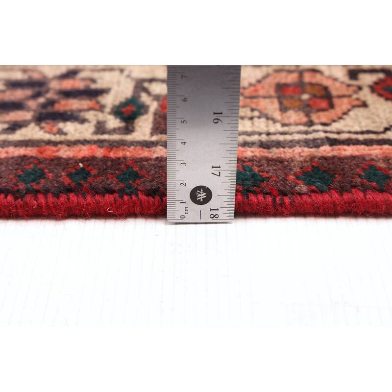 ECARPETGALLERY Hand-knotted Konya Anatolian Red Wool Rug - 3'5 x 11'2