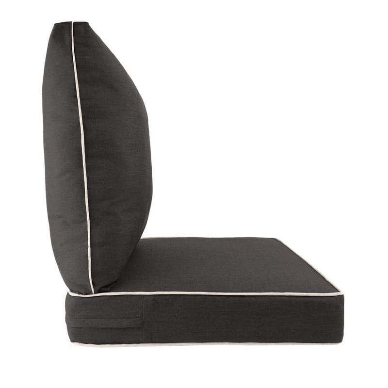 Sunbrella Contrast Corded Deep Seat Cushion by Austin Horn Classics