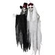 preview thumbnail 4 of 4, Lighted Vampire Couple with Sound Halloween Decoration - 47"