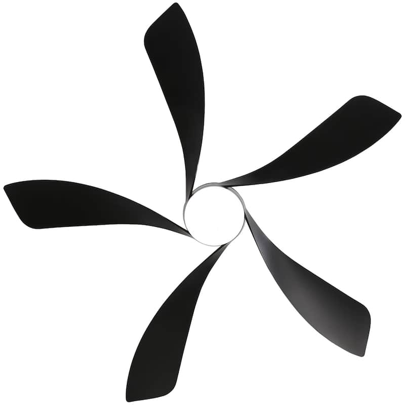 52" Downrod Ceiling Fan with Light and Remote,Reversible DC Motor,for Living Room Bedroom Patio - 52 Inches