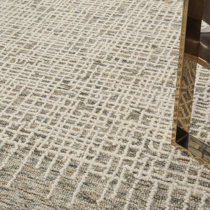 Fasa Power Loomed Abstract Modern Soft Area Rug By HomeRoots - 117' X '93' X '0.5