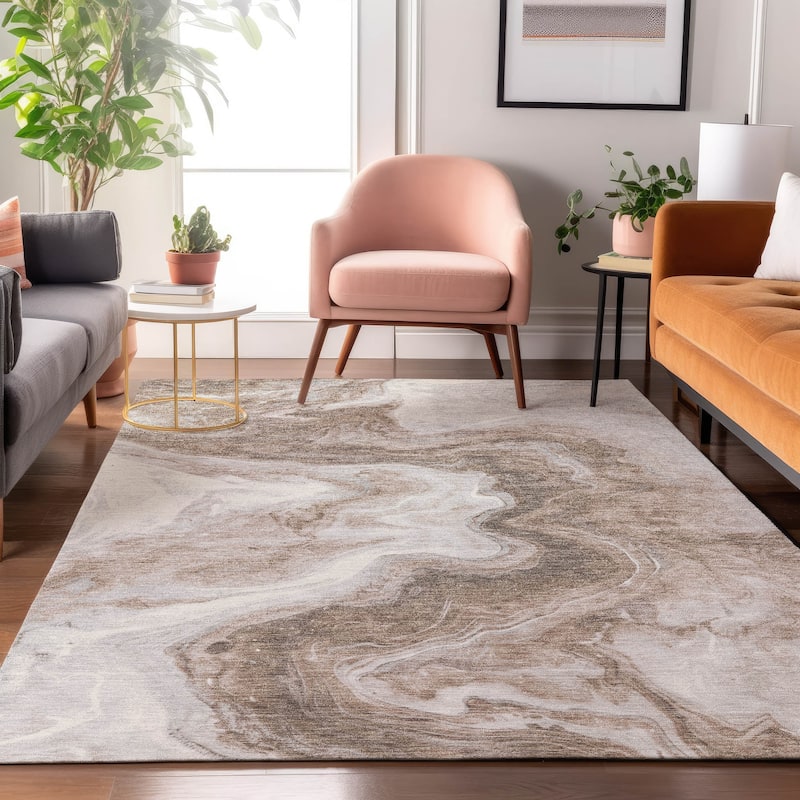 Premium Washable Super Soft Modern River Mayfield Rug