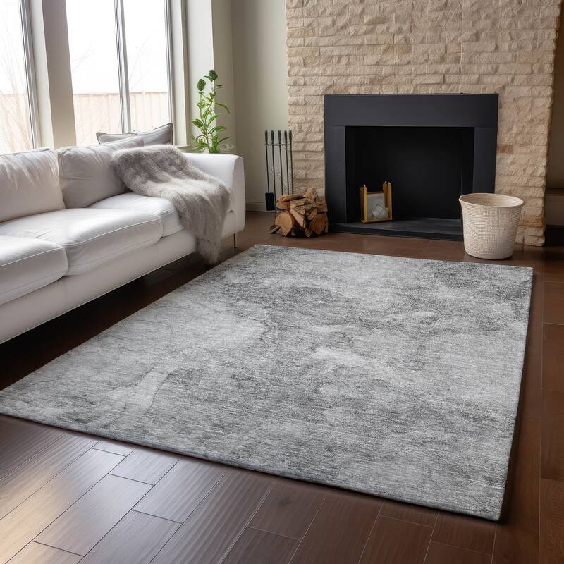 Premium Washable Super Soft Contemporary Marble Mayfield Rug