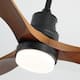 Option 52'' Wood Ceiling Fan With Light