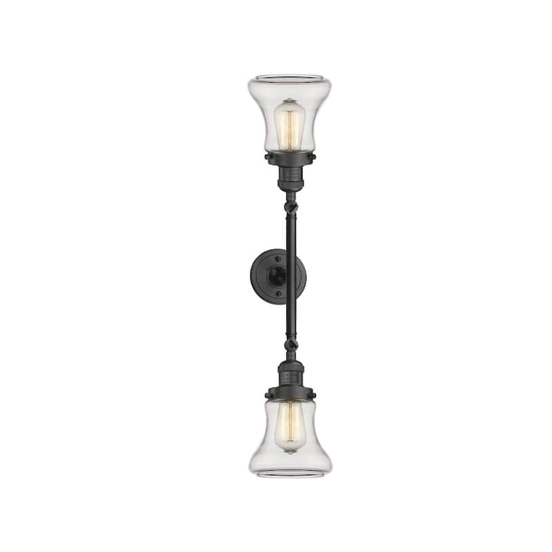 Innovations Lighting Bellmont 2 Light 24" Wide Bathroom Vanity Light - Oil Rubbed Bronze / Seedy