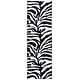 preview thumbnail 12 of 15, SAFAVIEH Florida Shag Rozinka Zebra Animal Print 1.2-inch Thick Rug