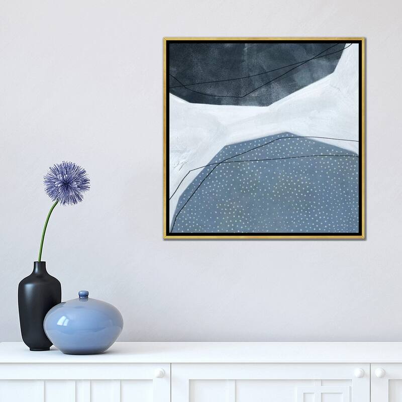 iCanvas "Adjacent Abstraction I" by Emma Scarvey Framed Canvas Print
