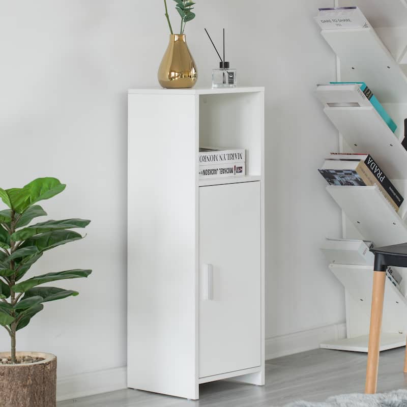 Home Tall Freestanding Bathroom Vanity linen Tower Organizer Cabinet