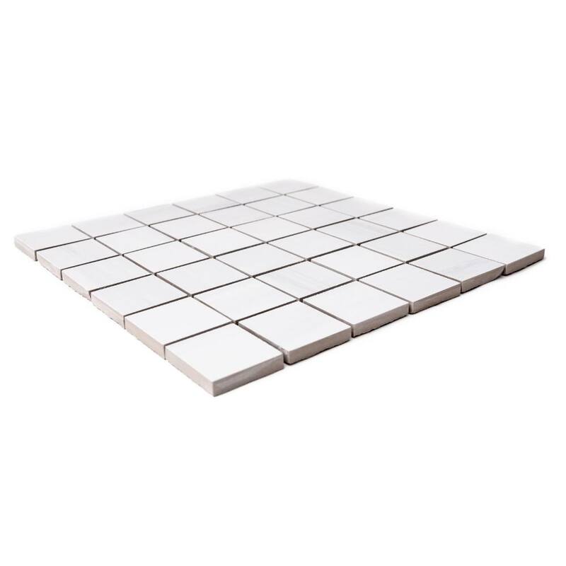 The Tile Life Soho 2x2 Blanco Porcelain Floor & Wall Tile