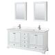Option White / Carrara Cultured Marble Top / Polished
