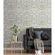 preview thumbnail 7 of 7, NextWall Acanthus Floral Peel and Stick Wallpaper