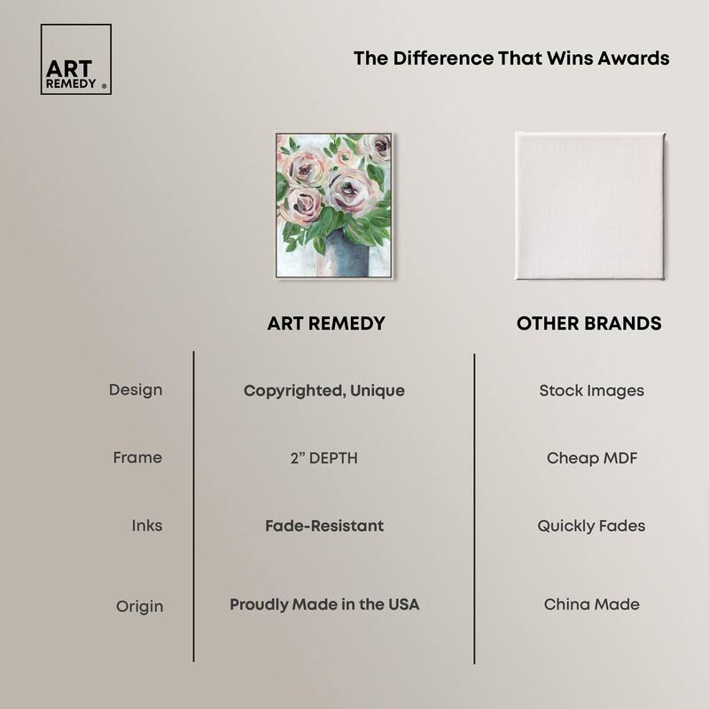 Flowers from my Garden Canvas by Art Remedy