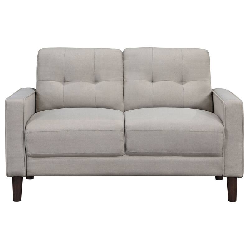 Bowen Upholstered Track Arm Tufted Sofa Set