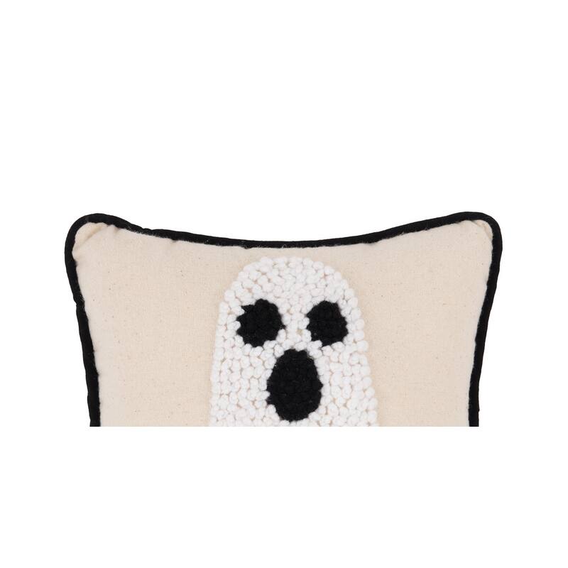 Spooky French Knot Throw Pillow