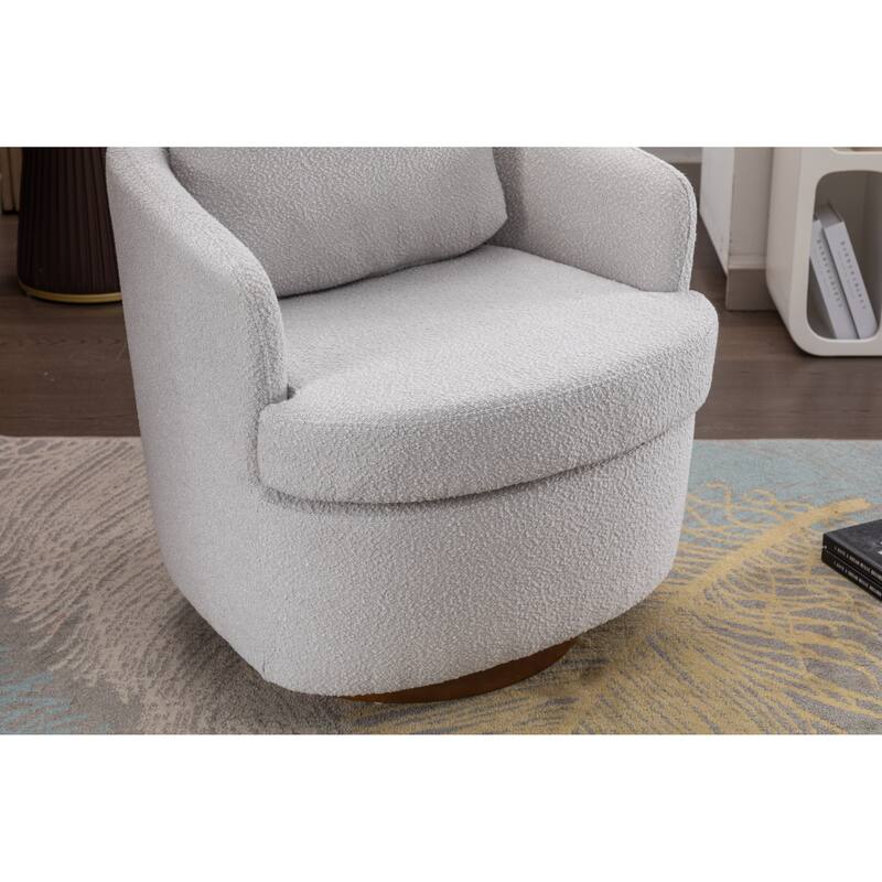 Fabric Swivel Accent Chair