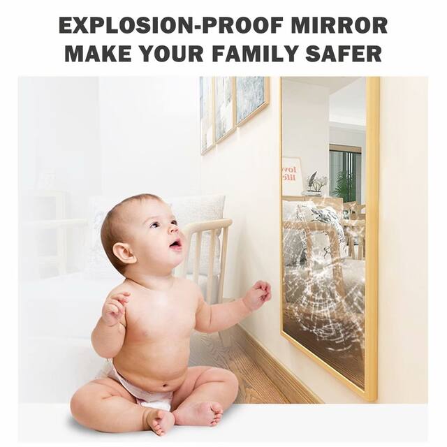 Carson Carrington Paaskynen Aluminum Alloy Full Length Floor Mirror