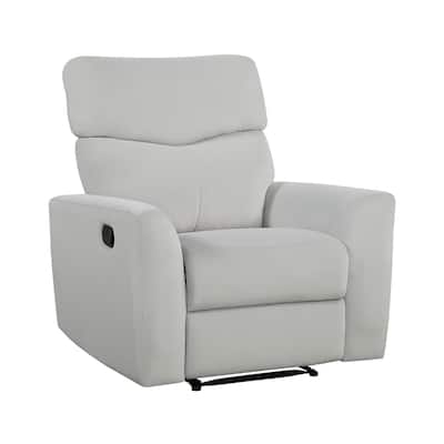 Lantham Velvet Manual Reclining Chair