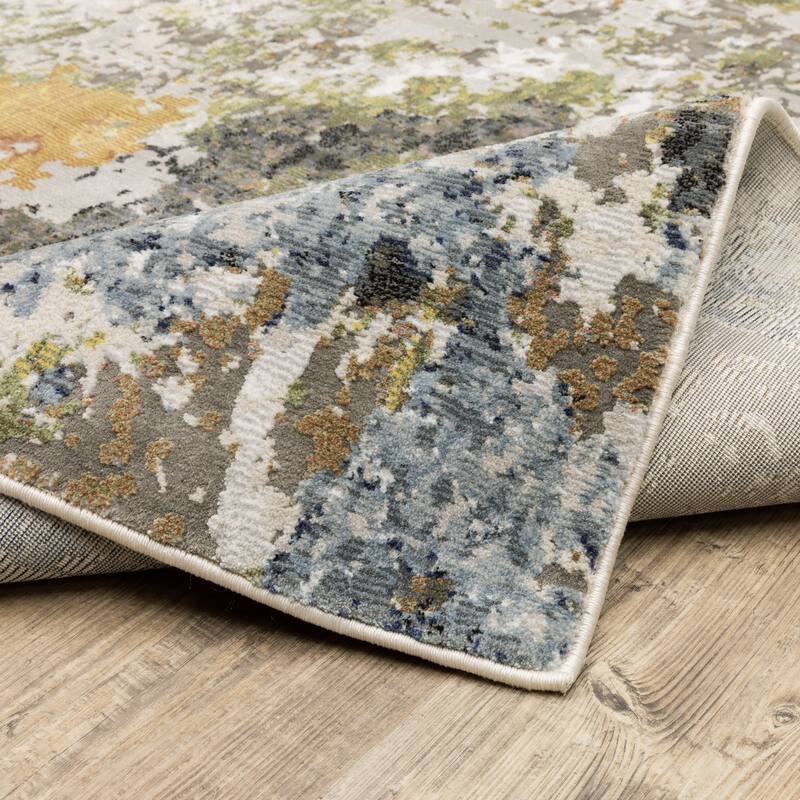 Style Haven Caldon Modern Abstract Area Rug