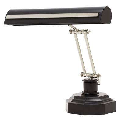House of Troy PS14203BLKPN Two Light PianoDesk Lamp PianoDesk Black w - One Size