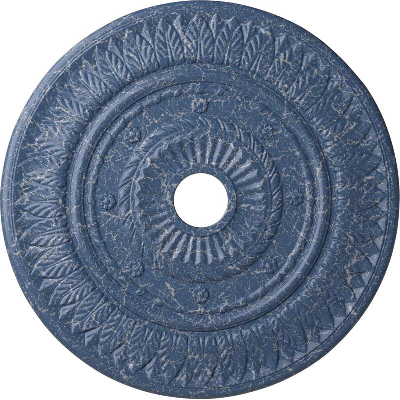 26 3/4"OD x 3 5/8"ID x 1 1/8"P Leaf Ceiling Medallion