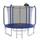 preview thumbnail 8 of 7, Trampoline with Basketball Hoop, Outdoor Trampoline with Enclosure Net