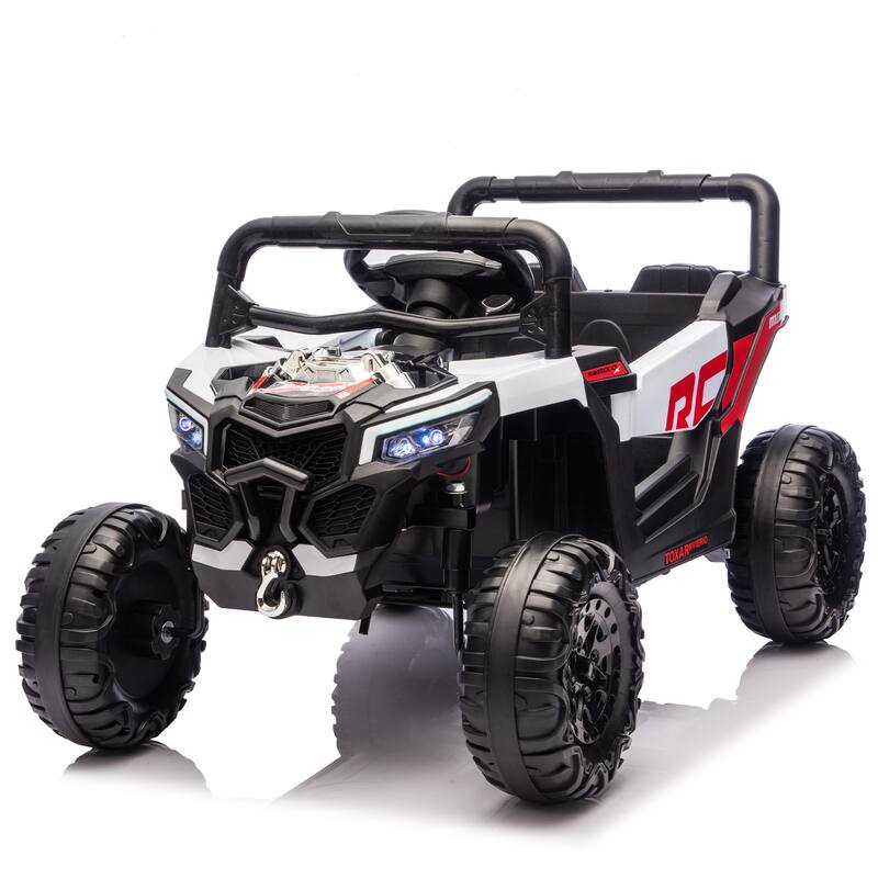 12V Kids Ride On Electric UTV W/2.4G Parents Control, Slow Start & Swing Function, Anti-Slip Wheels
