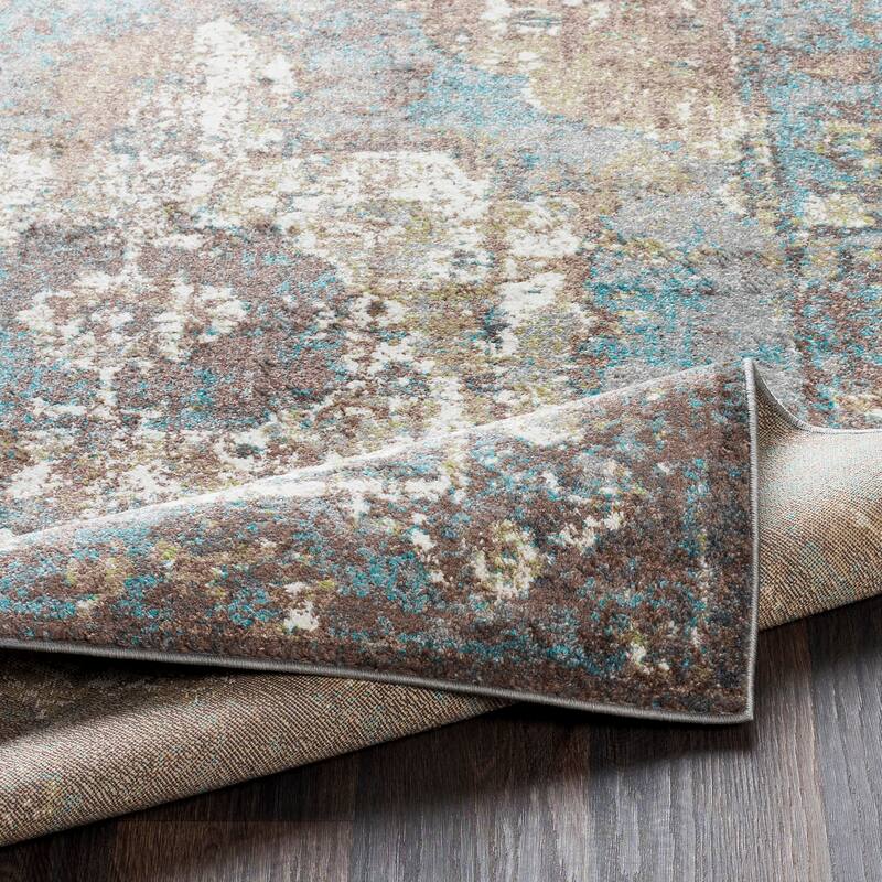 Livabliss Amalia Distressed Medallion Area Rug