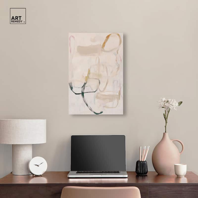 Faded Outlines I Canvas by Art Remedy, Gallery Wrapped