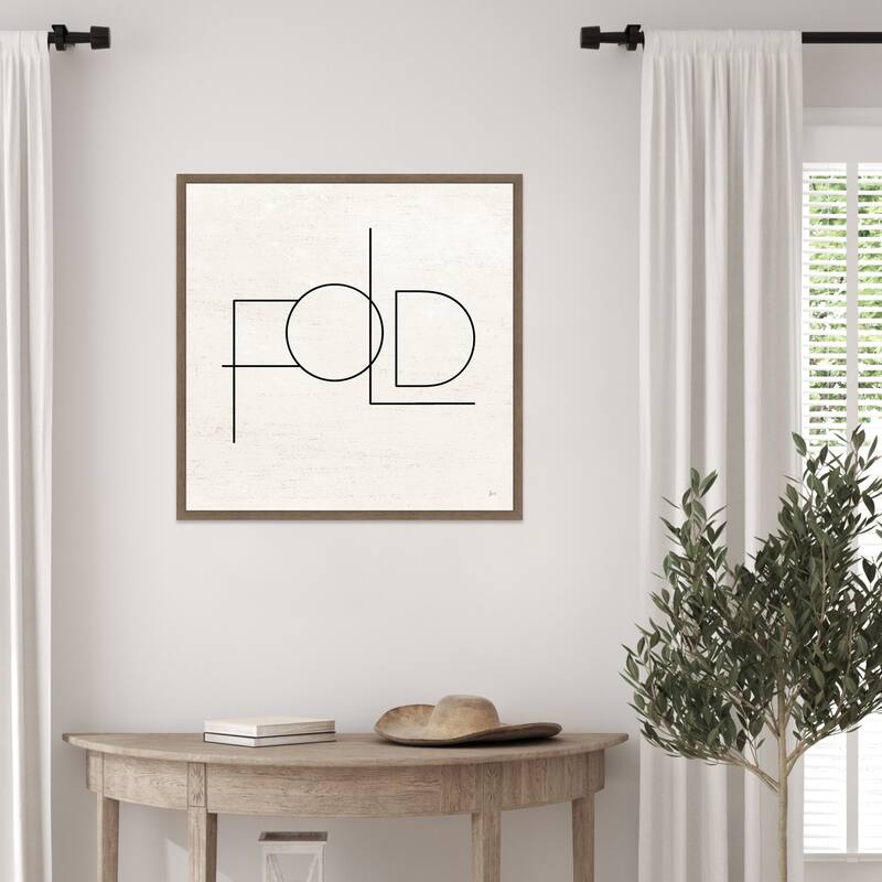 Wash Dry Fold III Laundry by Jess Aiken Framed Canvas Wall Art Print