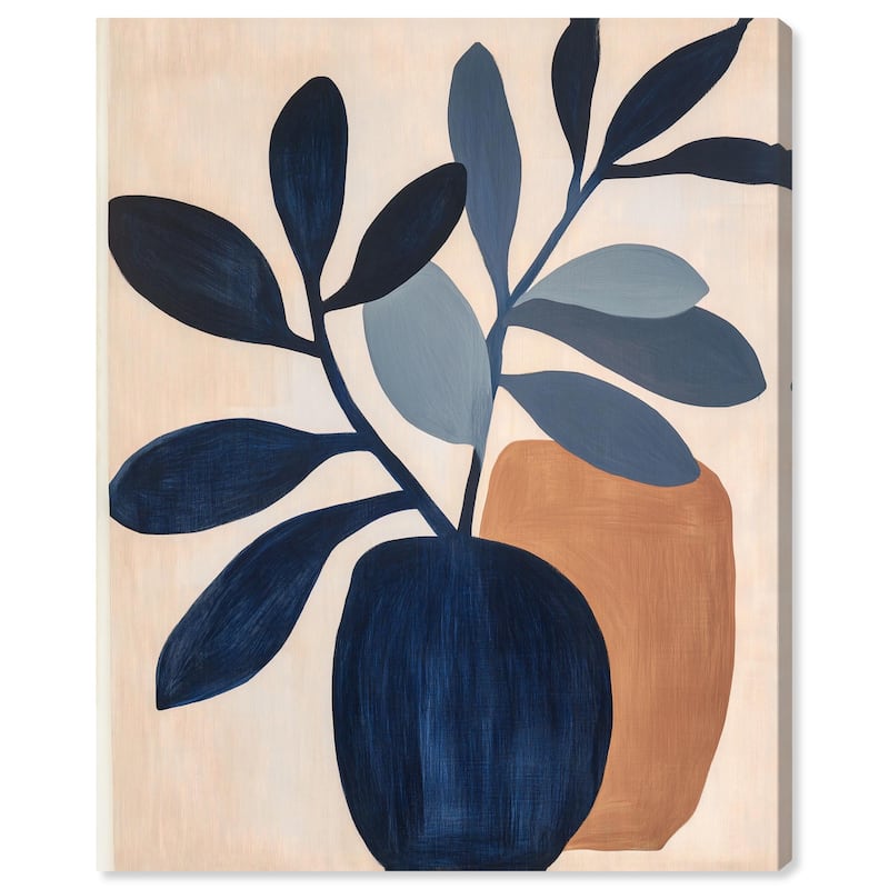 Blue Matisse Jar I Canvas by Art Remedy, Gallery Wrapped - 36" x 45"