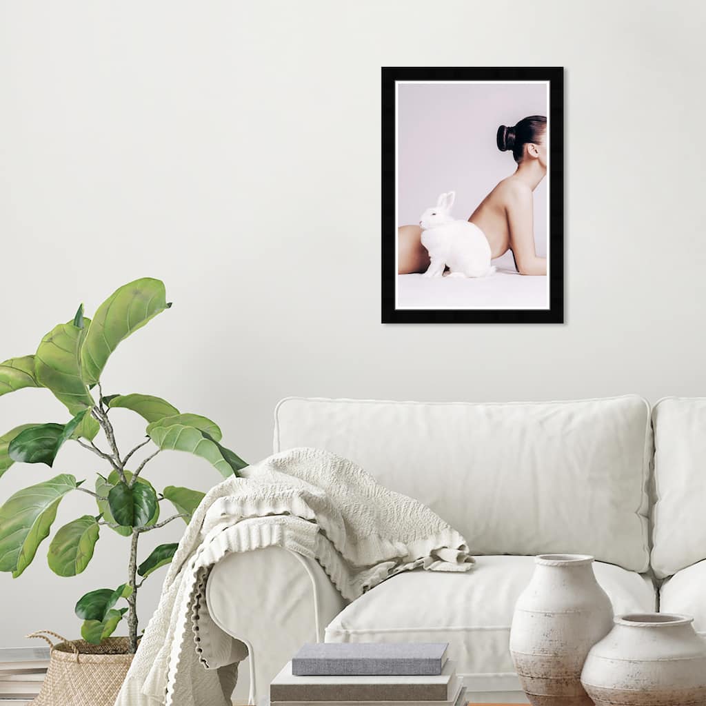Wynwood Studio Prints Fashion and Glam Hundred Percent Cotton White and Tan Modern & Contemporary Wall Art Canvas Print