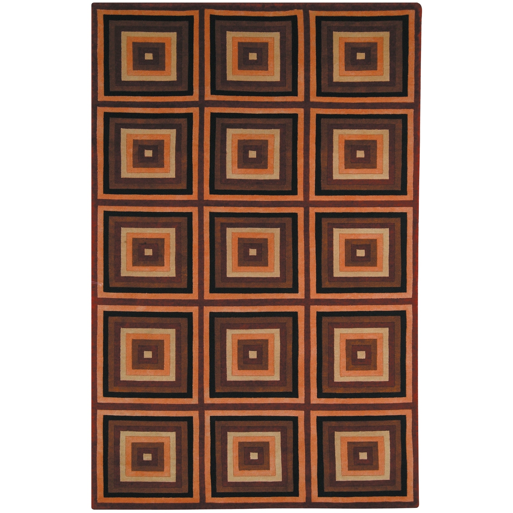 SAFAVIEH Hand-knotted La Carta Pile Bjorg Modern Wool Rug