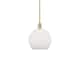 Option Brushed Brass / Matte White