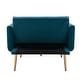preview thumbnail 65 of 64, Velvet Upholstered Tufted Living Room Sleeper Sofa Chair With Rose Golden feet