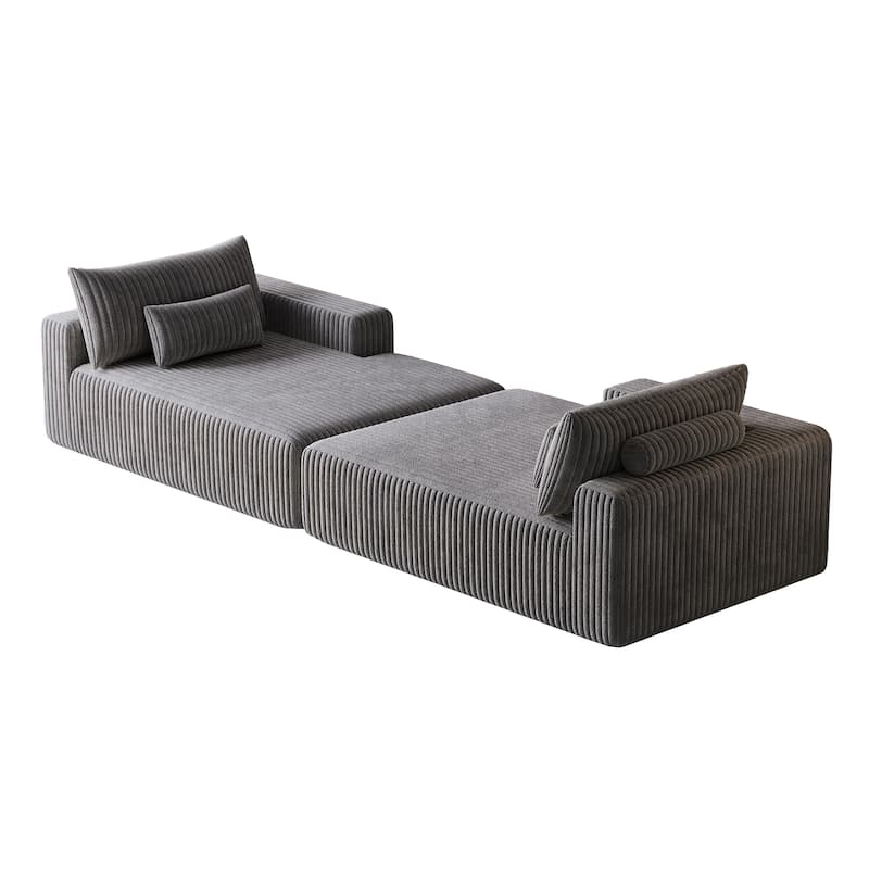 Luxury Sleeper Sofa Bed with Soft Cushion - Ultimate Comfort for Your Home - Grey