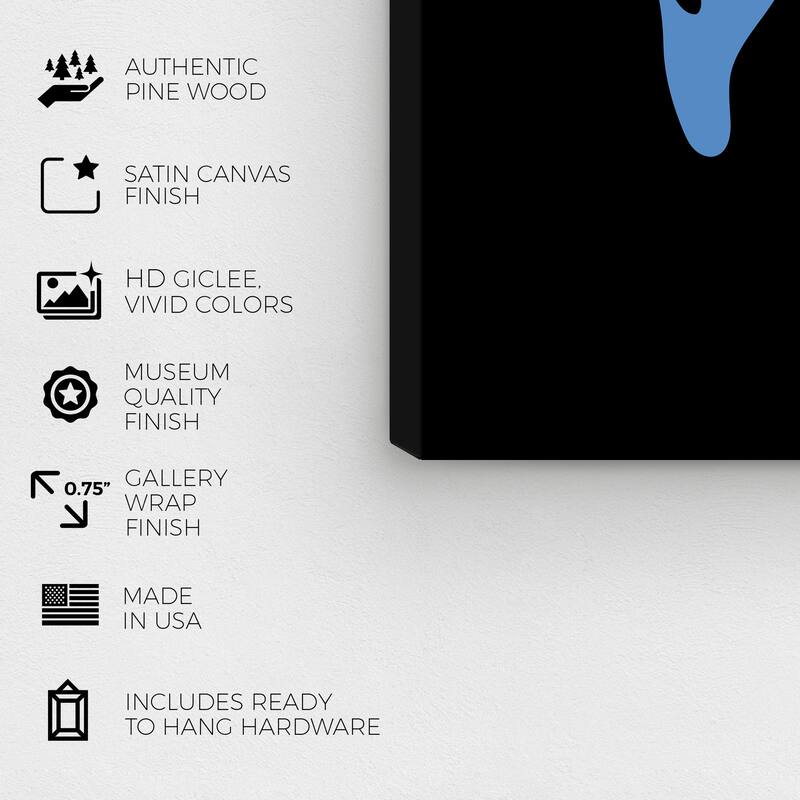 Wynwood Studio Canvas Advertising Art Modern Minimalist Collection Black and Modern & Contemporary Wall Art Canvas Print