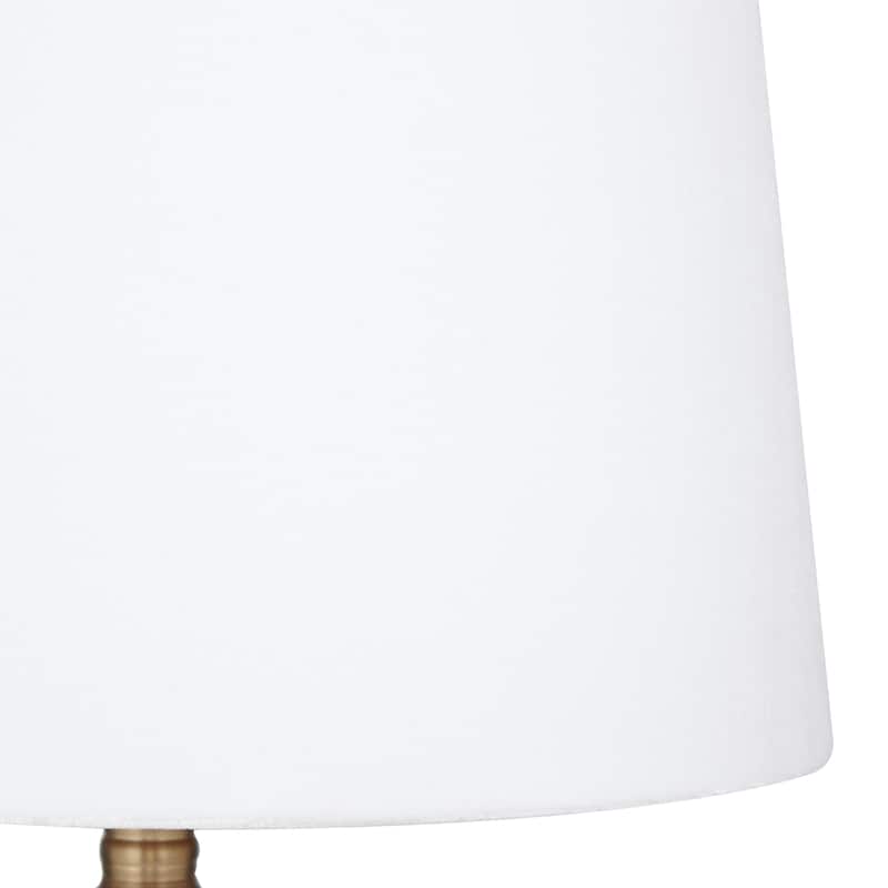 Glass Room Table Lamp - White - Roche River Decor