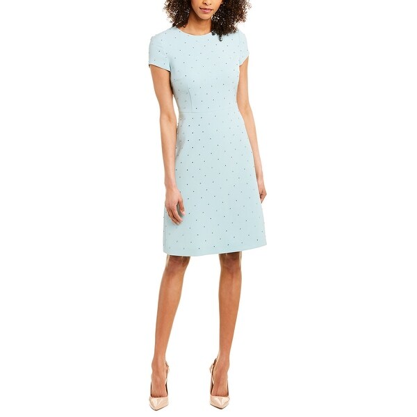 aqua sheath dress