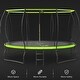 preview thumbnail 6 of 4, Trampoline for Kids with Pole and Safety Enclosure Net Ladder and Wind Stakes