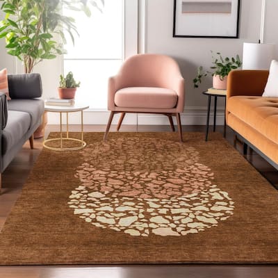 Premium Washable Super Soft Modern Fragments Mayfield Rug