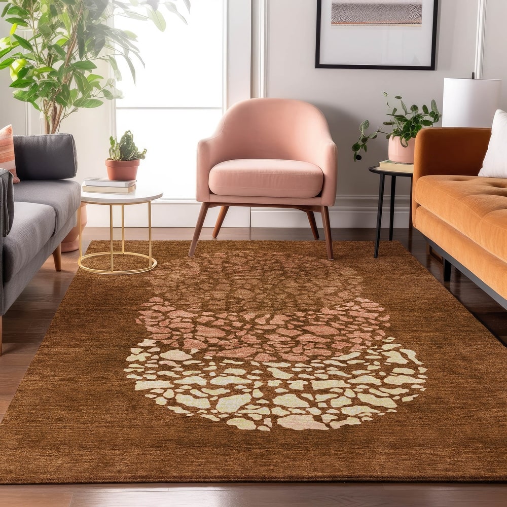 Premium Washable Super Soft Modern Fragments Mayfield Rug