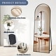 preview thumbnail 26 of 30, Metal Arch Full Length Mirror Floor Mirror Wall-Mounted