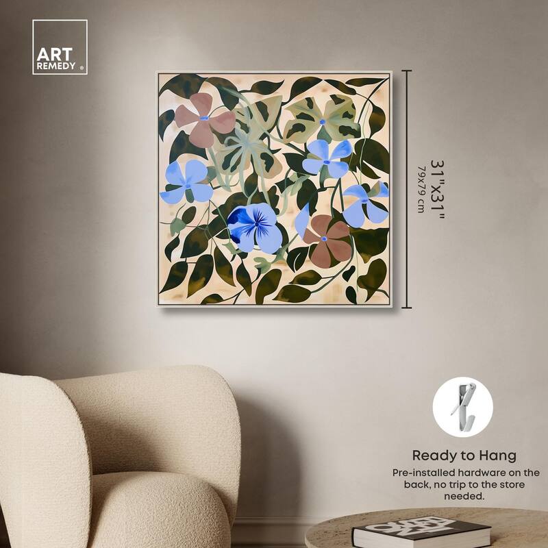 Rhythmic Blooms Canvas by Art Remedy